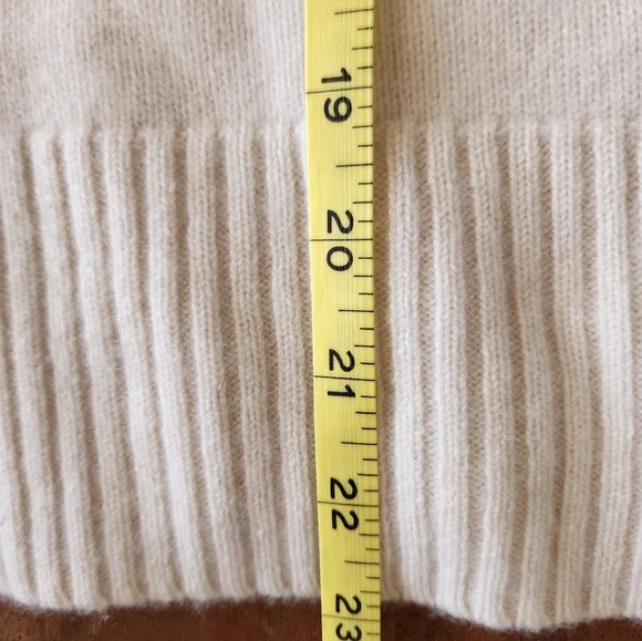 Vineyard Vines Cream Cashmere Crewneck Fair Isle Sweater M - Picture 11 of 12